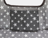Nuen Star Pattern Nylon Big Shoulder Bag