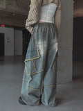 Two-Way Dekki Diagonal Pocket Denim Pants