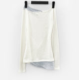 Tede Color Matching Layered T-Shirt