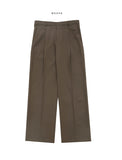 Cherny one tuck wide slacks