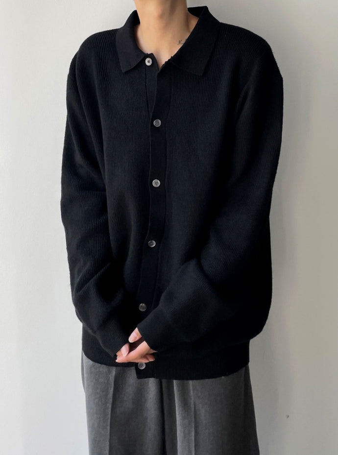 【COSYHARU】Mons collar knit cardigan COSYHARU (コシハル) - モンズカラーニットカーディガン / Mons