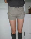 Zeku Low-Rise Cargo Shorts