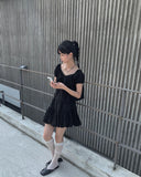 Yota Off Shoulder Short Sleeve Blouse