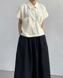 Tapt Big Pocket Crop Shirt