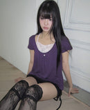 Koronin Halter Short Sleeve T-shirt