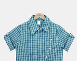 New Mal Check Short Sleeve Roll-up Shirt