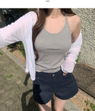 Cover Halter Neck Slim Sleeveless