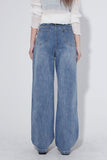 half two-tone denim