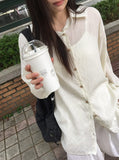 [BAONHAUS] Karene See-through Over Gauze Shirt