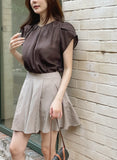 Tibel Pintuck Pleated Culottes