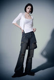 Layered Flare Jeans