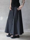 Rugyu Button Skirt