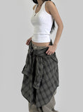 Tannley cot ribbed sleeveless
