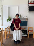[unisex] Melker Star Embroidery Short Sleeve Tee