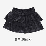 Karun Velvet Frill Skirt