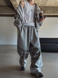 Wanted Lettering Banding Pants