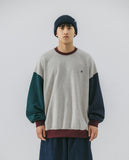 [AG] Multi Color Wappen Sweat Shirt