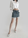 Hanell Pocket Cropped Shirt