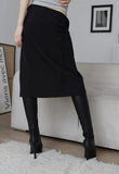 Hats Line Midi Skirt