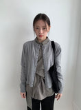 Lekin Button Round Cardigan