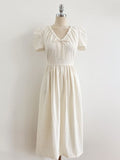 Cossel Ribbon String Flared Long One Piece