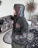 Hysteric Dyeing Crop Hoodie