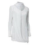 Layered Chifon Scarf Long Sleeve