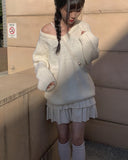 Menma Cozy Long Loose Fit Knit