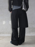 Pae Eyelet Layered Pants