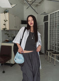 Side Zipper Pig Sleeveless