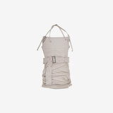 Babinyu String Halter Shirring One Piece (Belt Set)