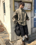 Rokel High-neck String Single-layer Short Field Jacket
