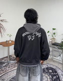 Kael Emblem Jersey Zip-up