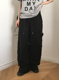 Penp Carpenter Damage Long Wide Cotton Pants