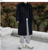 Quad wool balmacan coat