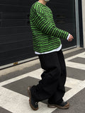 Mohair Heavy Stripe Knit