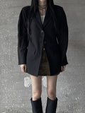 Leg of Mutton Sleeve Linen Jacket