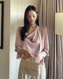 Roan Drape Shirring Blouse