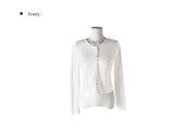 Lano Lace Ribbon Sleeveless Cardigan Set