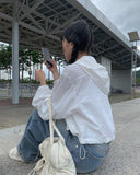 Show Light Blue Denim Wash Wide Pants