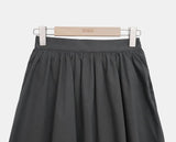 Glen Flare Midi Skirt