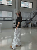 QWERTY Twisted Wide Cotton Pants