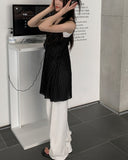 Baul Cotton Pintuck Wide Pants