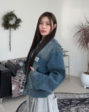 Le So Carpenter Patch Denim Jacket