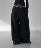 Cutout Belt Slacks