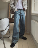 Danvent Washing Bootcut Wide Denim