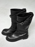 1172 Belt Strap Mid Boots (3cm)