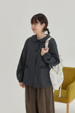 [BAONHAUS] Hydrin Pocket Round Collar Cotton Jacket