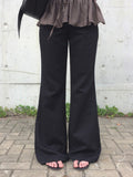 Rowe Tencel Cotton Low-Rise Bootcut Pants