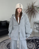 Dihen Two Way Hooded Zip-Up